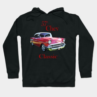 Muscle car 57 Chev Belair Classic Hoodie